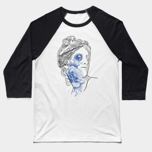 Woman and peony Baseball T-Shirt